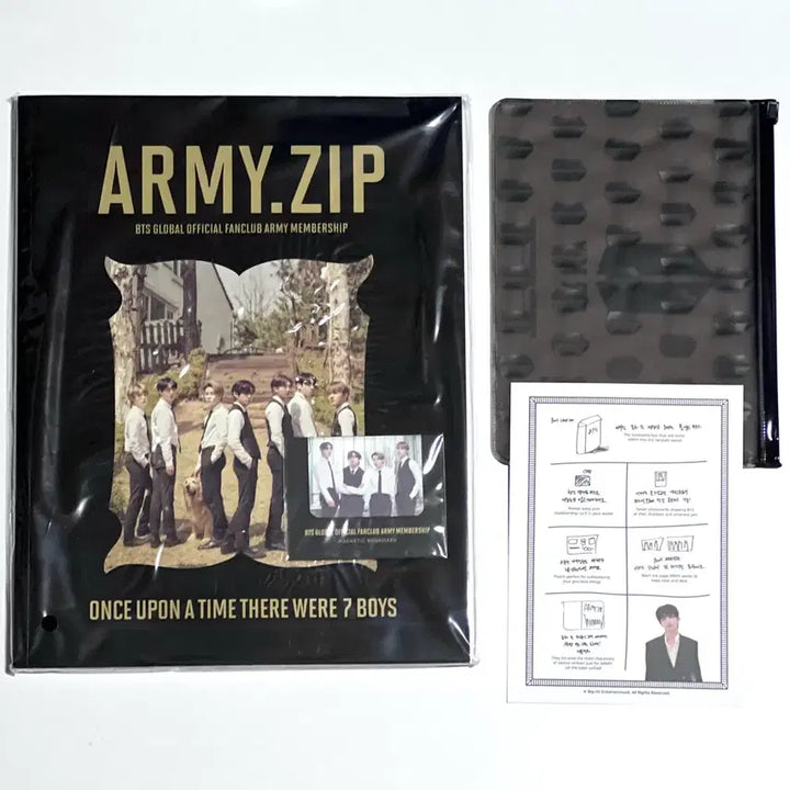[BUNJANG] BTS ARMY Membership Kit Season 7 ARMYZIP Photobook Magnet Book Lamp Postcard Zipper Bag / BTS 방탄소년단 ARMY 아미 키트 멤버십 7기 매직샵 동화 ARMYZIP 공식 팬클럽