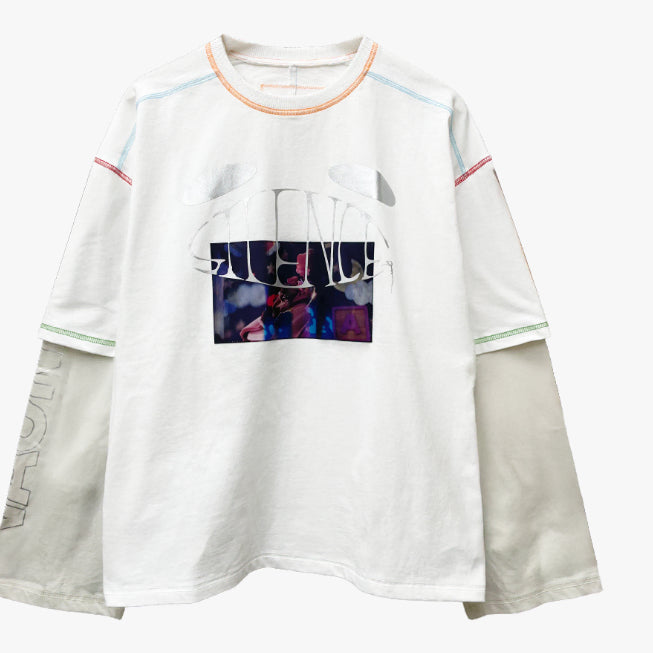 [BUNJANG] Boundless Dome Tour Layered T-Shirt XL / 바운디 돔투어 레이어드티 XL