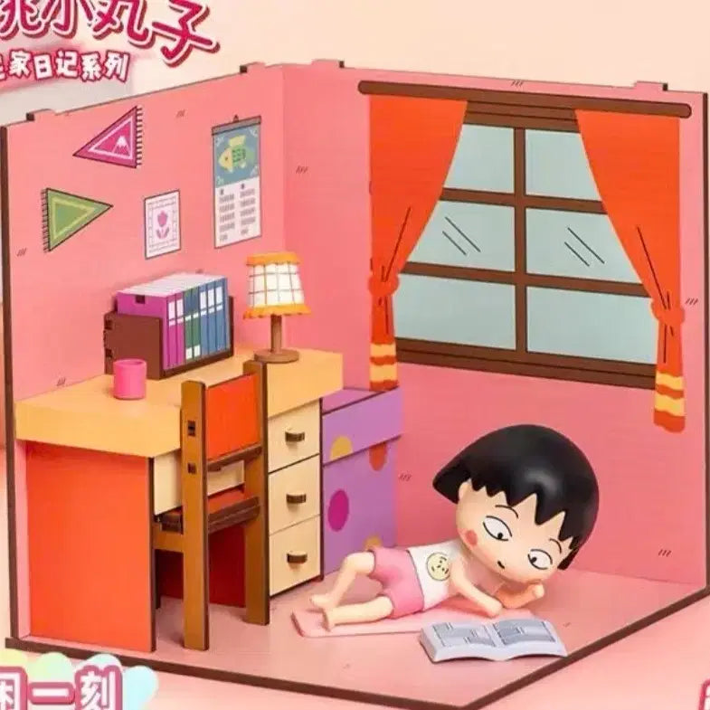 [BUNJANG] Maruko Diorama Figure (Chokkok Diary Edition) - Unsealed / 마루코 디오라마 피규어 집콕일기 단순 개봉 하우스 피규어