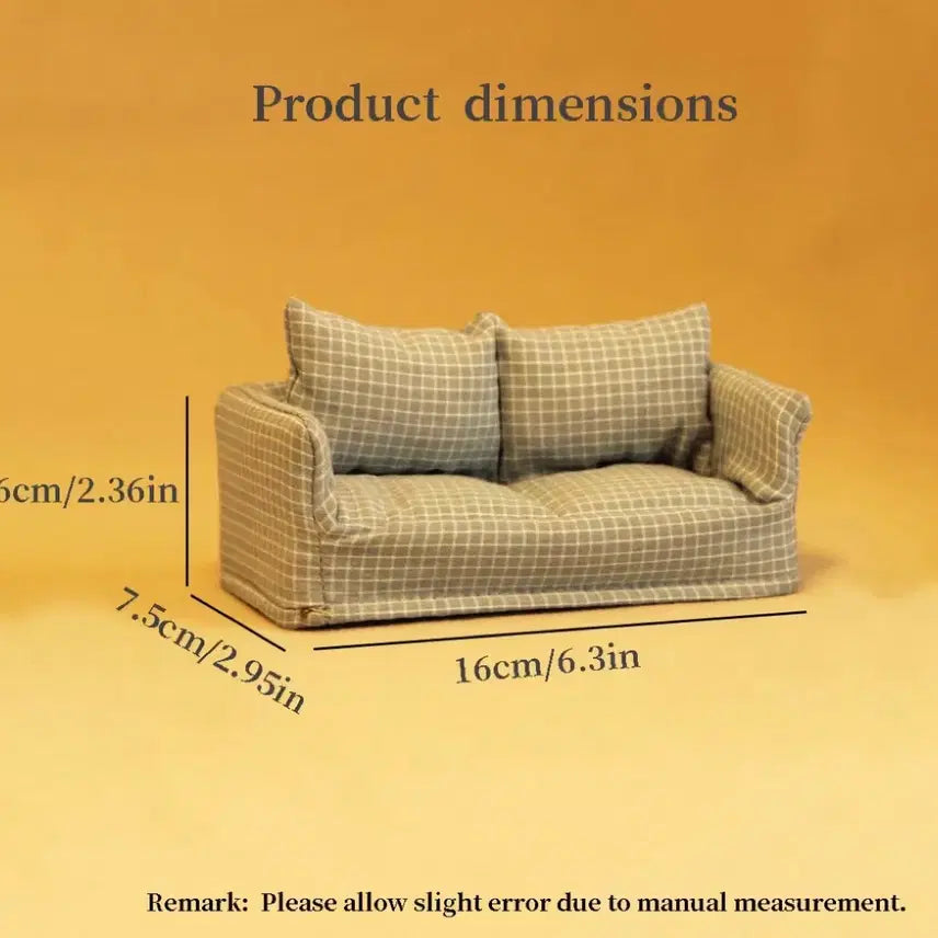 [BUNJANG] Miniature Sofa (Unsealed New) Dollhouse Miniature Accessory / 미니어처 소파(개봉새상품) 인형의집 인형소품