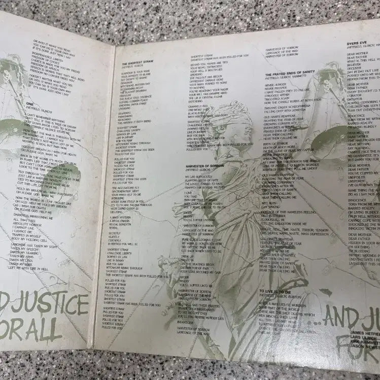 [BUNJANG] Metallica And Justice for All LP / 메탈리카 Metallica / And justice for all [LP]