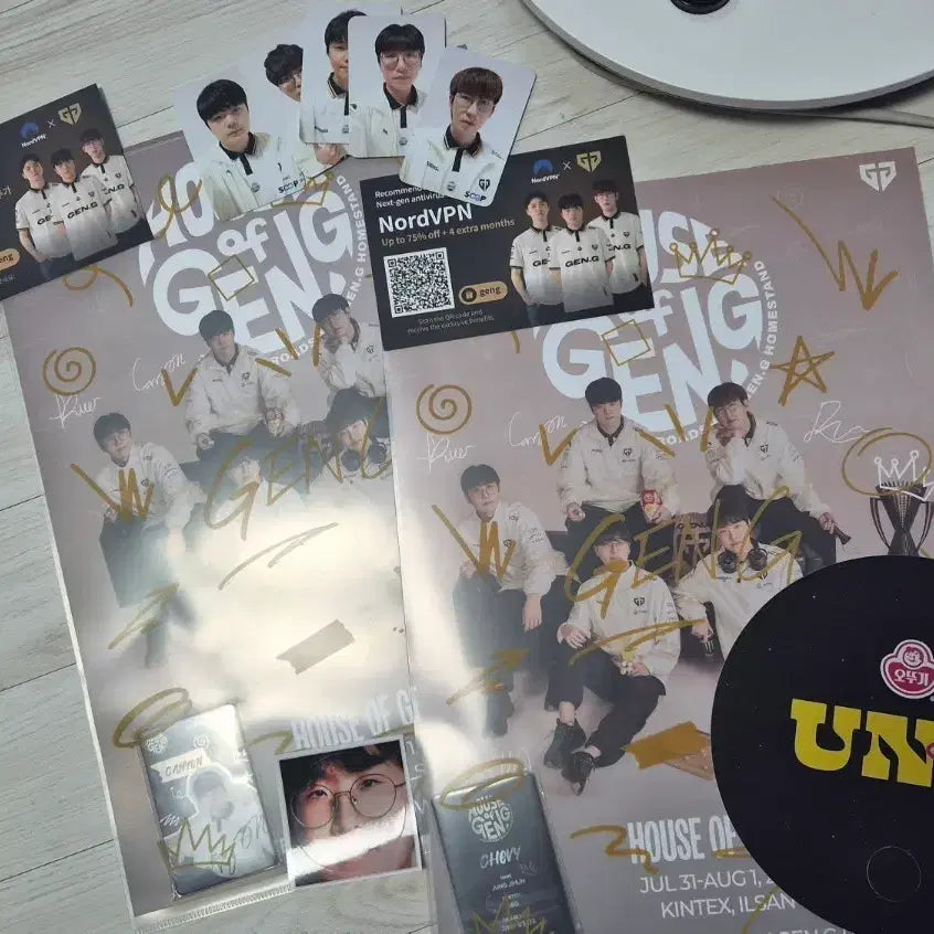[BUNJANG] Gen.G Homeground Exclusive Poster &amp; Forest Exclusive Photocard / 젠지 홈그 특전 포스터, 젠지 숲 특전 포카