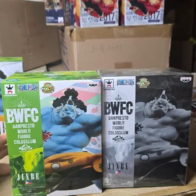 [BUNJANG] One Piece Jinbe BWFC Figure 2 Types (Sealed) / <번장최저가미개봉>원피스 BWFC 진베 피규어 2종