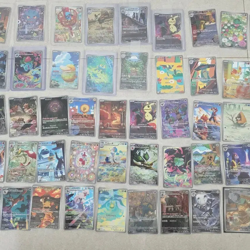 [BUNJANG] Pokemon Card Japanese AR Set (46 Types) Bundle / 포켓몬 카드 ar 카드 일판 46종 일괄 판매