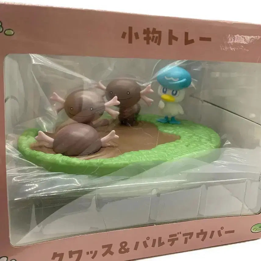 [BUNJANG] Pokemon Store Limited Edition Quaxly &amp; Paldean Wooper "Lost Quaxly" Series Accessory Tray (Sealed) / [미개봉 정품] 포켓몬스토어 한정판 포켓몬스터 "길 잃은 꾸왁스" 시리즈의 꾸왁스 &amp; 팔데아 우파 소품 트레이