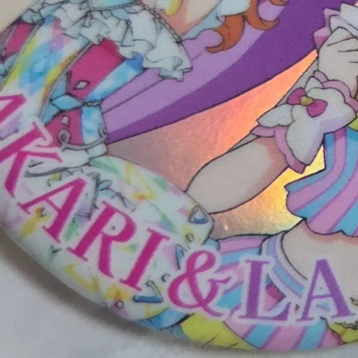 [BUNJANG] Aikatsu! Pripara Akari Hoshimiya &amp; Laala Manaka Can Badges Bundle Set (Sealed) / 아이카츠 아이엠스타 프리파라 카츠파라 스타파라 아카리 하늘 라라 캔뱃지 일괄 판매