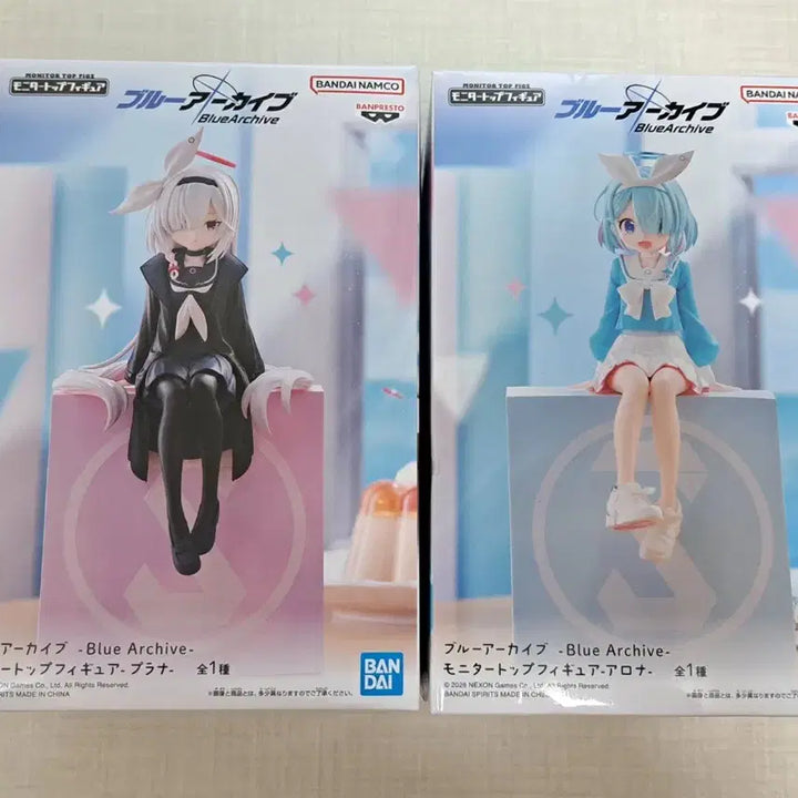 [BUNJANG] Blue Archive Bundle Set Arona Prana Monitor Top Figure (Sealed) / 일괄) 블루아카이브 모니터 탑 피규어 아로나 프라나 미개봉 ( 블아 경피 블루아카