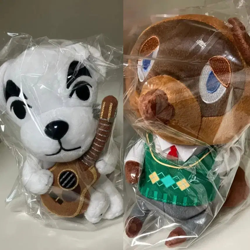 [BUNJANG] Animal Crossing All-Stars Collection Plush Set (K.K. Slider, Tom Nook) / 오늘만) 동물의숲 올스타 컬렉션 인형 2종 일괄 (K.K., 너굴사장)