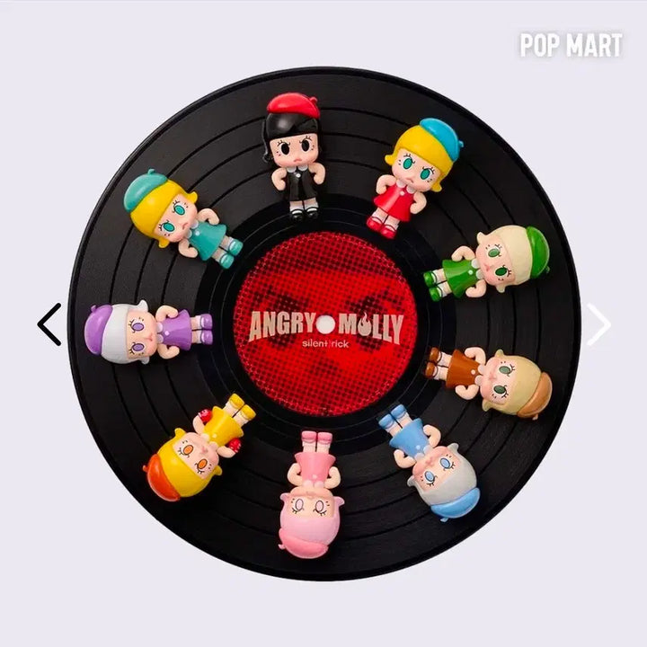 [BUNJANG] POP MART Molly Mini Figure Set - Long Play 9 / 팝마트 앵그리 몰리 미니 피규어 세트 - Long Play 9