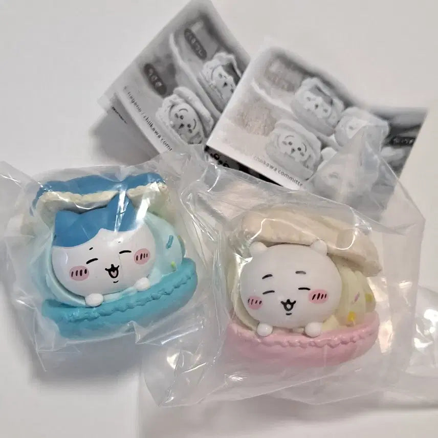 [BUNJANG] Chiikawa Hachware Macaron Figure Bundle Set / 먼작귀 가챠 치이카와 하치와레 마카롱 피규어 일괄