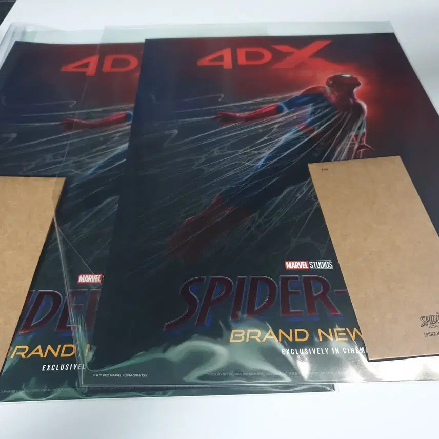 [BUNJANG] Spider-Man TTT + 4DX Poster Set / 스파이더맨 TTT + 4DX 포스터