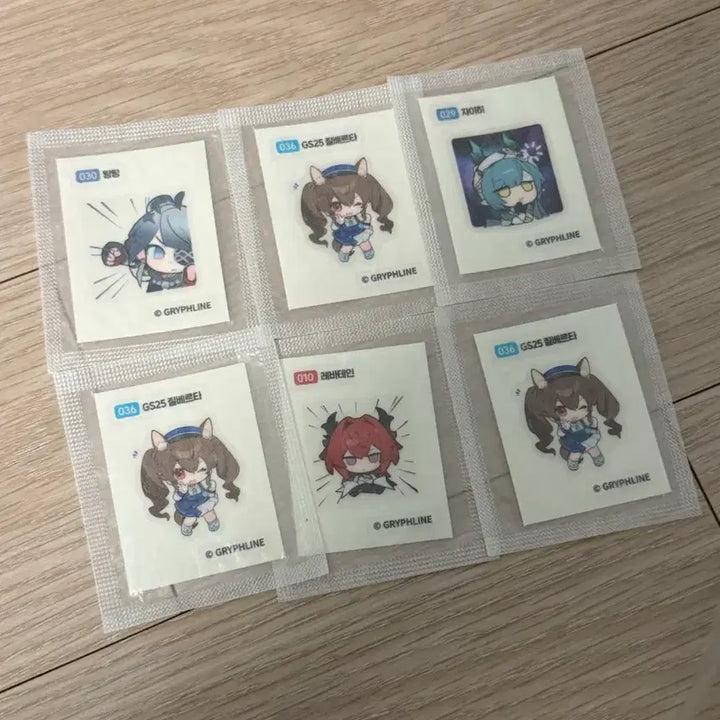 [BUNJANG] Enfield Ttibs (Sealed) - Gilbert, Lebatein, Tangtang, Jaihi / (미개봉)엔드필드 띠부씰 판매 / 질베르타, 레바테인, 탕탕, 자이히