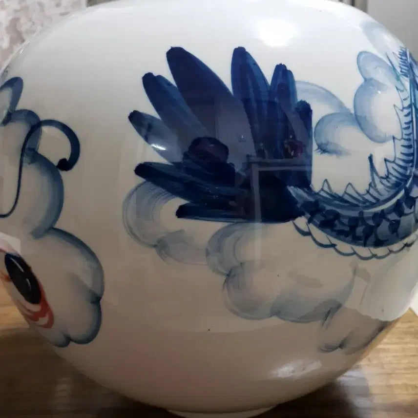 [BUNJANG] Master Potter Ahn Dong-oh Dragon Ceramic / 도예명장안동오선생용충호