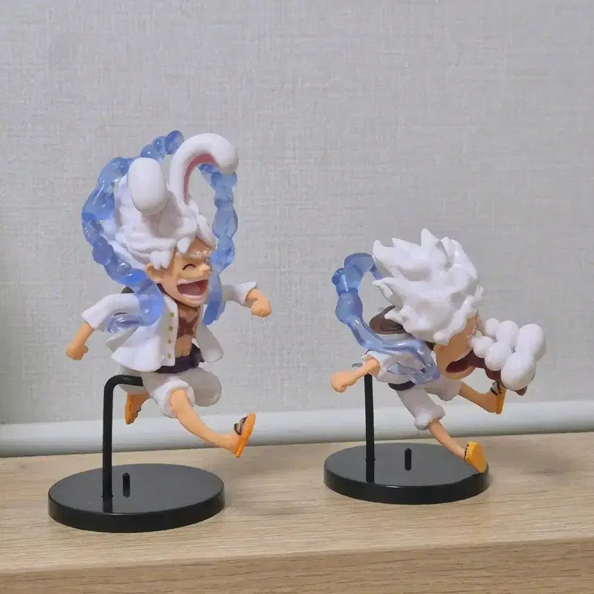[BUNJANG] One Piece Nikka Luffy Gear 5 2-Figure Set / [초희귀] 원피스 피규어 니카 루피 킹오아 기어 5 2종 세트