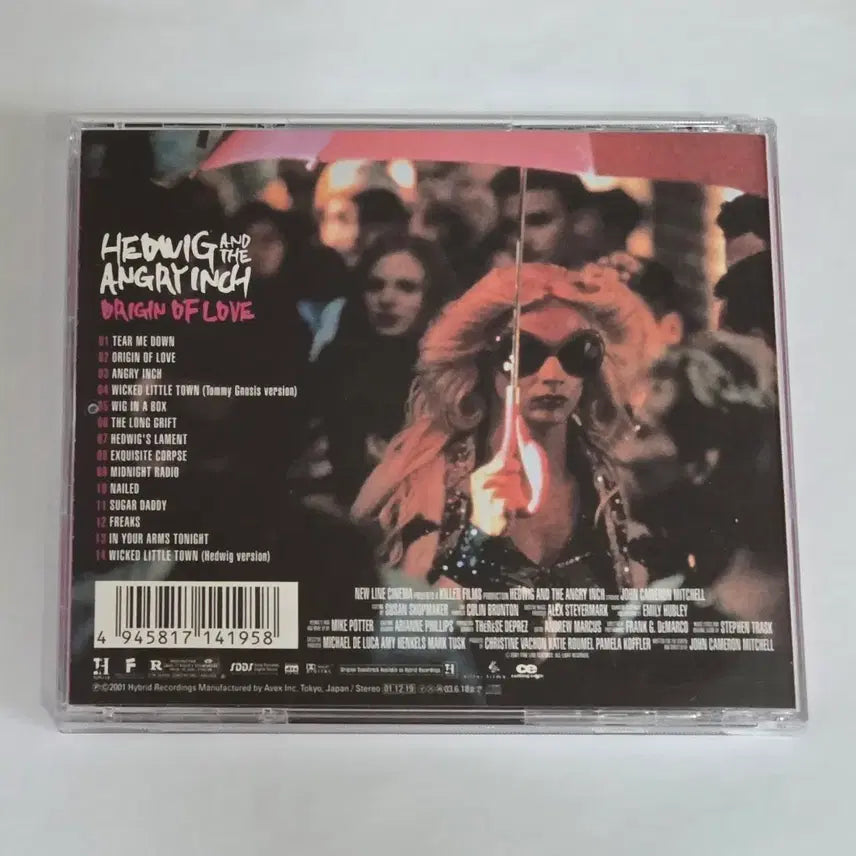 [BUNJANG] Hedwig and the Angry Inch Musical Film OST CD with 11 Photocard Set / 헤드윅 뮤지컬 영화 OST 포토 11장 포함 앨범 시디 CD