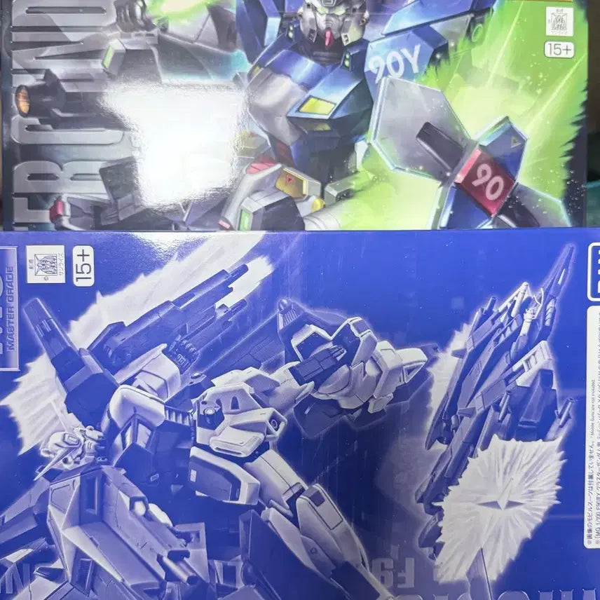 [BUNJANG] Bandai MG F90 Gundam Cluster + X Pack Bundle Set / MG F90 건담 클러스터+X팩 일괄 팝니다