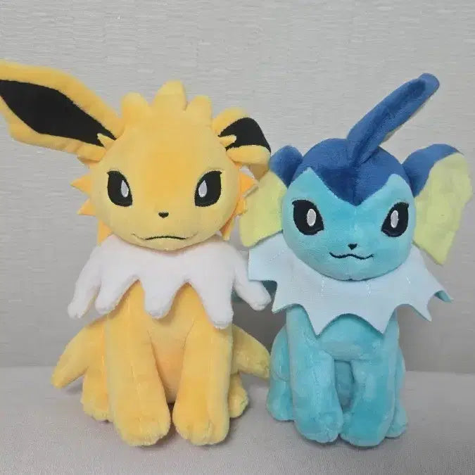 [BUNJANG] Pokemon Eeveelutions Vaporeon Jolteon Eevee Fit Plush Set / 포켓몬스터 샤미드 쥬피썬더 이브이즈 이브이 fit 핏 인형