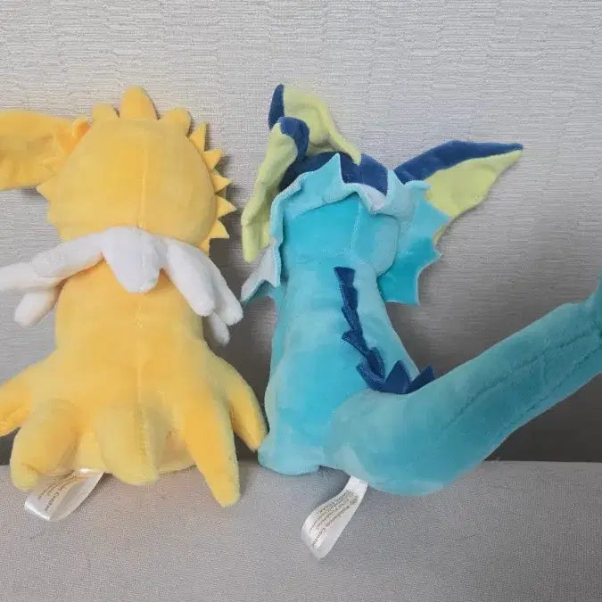 [BUNJANG] Pokemon Eeveelutions Vaporeon Jolteon Eevee Fit Plush Set / 포켓몬스터 샤미드 쥬피썬더 이브이즈 이브이 fit 핏 인형