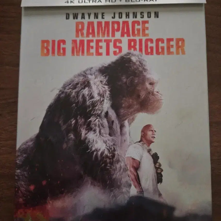 [BUNJANG] Rampage 4K Steelbook Blu-ray / 램페이지 4K 스틸북 블루레이