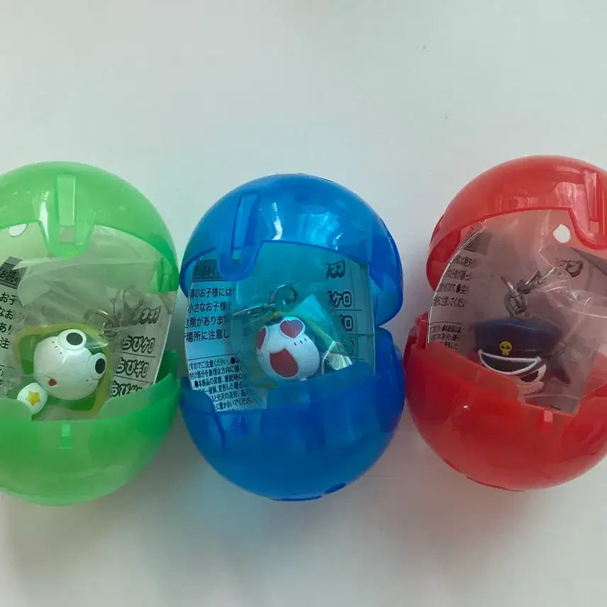 [BUNJANG] Chibi Keroro Mezushi Keroro, Giroro, Tamama Bundle Set / 치비 케로로 메지루시 케로로 기로로 타마마 일괄