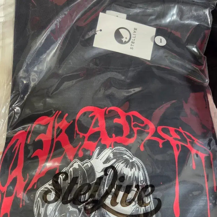 [BUNJANG] Stellive / REZE / Black / T-Shirt / 스텔라이브 리제 반팔티셔츠
