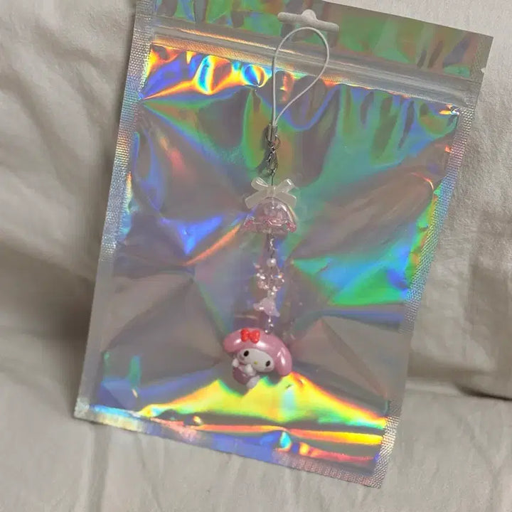 [BUNJANG] My Melody Angel Figurine Keychain / 마이멜로디 엔젤 풍경 키링 (정품 피규어)