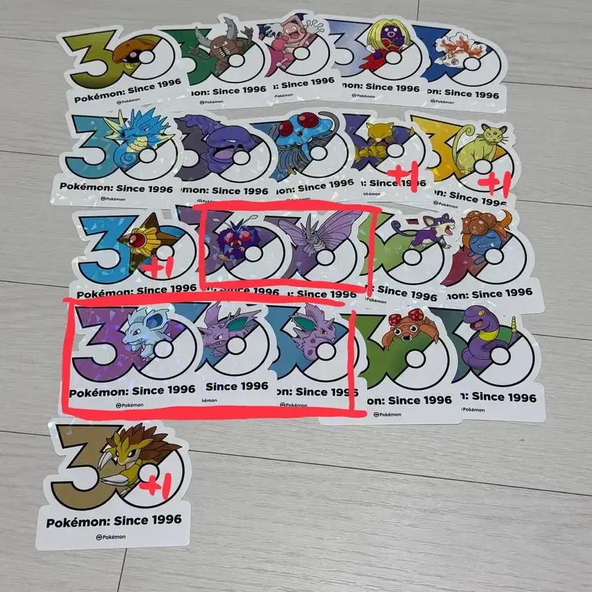 [BUNJANG] Pokemon 30th Anniversary Logo Sticker / 포켓몬 30주년 로고 스티커 판매 부산 성수 팝업