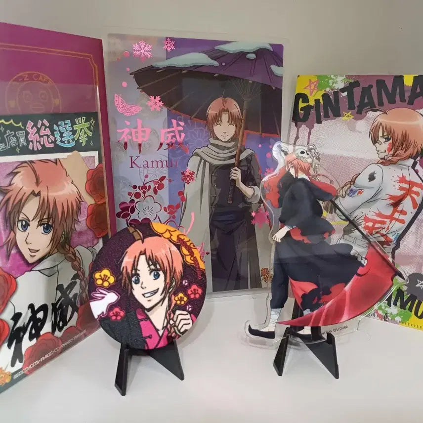 [BUNJANG] Gintama Kamui Sanzetsu Shinigami Acrylic Standee / [세트] 고전 은혼 카무이 삼젯 사신 아크릴 빅sp 굿즈