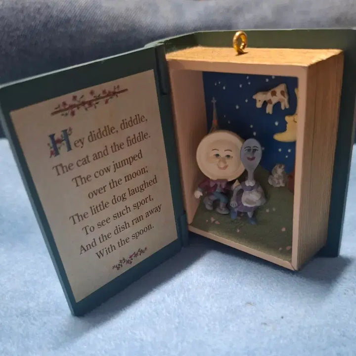[BUNJANG] Fairy Tale Scene Plate and Spoon Figurine Decor / 접시와 숟가락 인형 동화책 장식 피규어