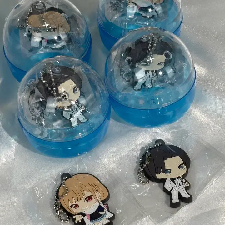 [BUNJANG] Bisque Doll Wa Koi Wo Suru Rubber Charm &amp; Strap Set (Marine Winter Uniform ver. + Reisa-sama ver.) / 그비돌 비스크돌 그비스크돌은사랑을한다 러버챰 러버스트랩 가챠 러버키링