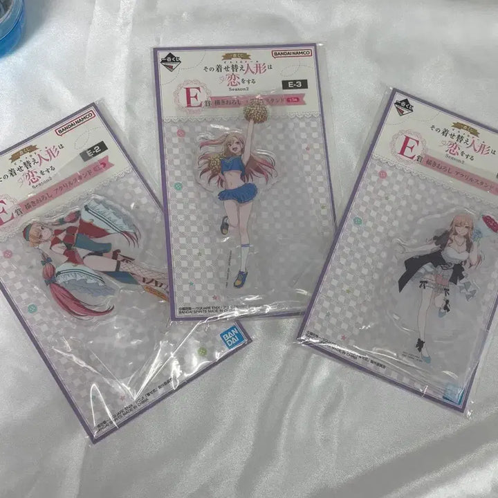 [BUNJANG] My Dress-Up Darling Kuji Acrylic Stand &amp; Clear File Set / 비스크돌 아크릴 쿠지 그비돌 마린 클리어파일 아크릴스탠드