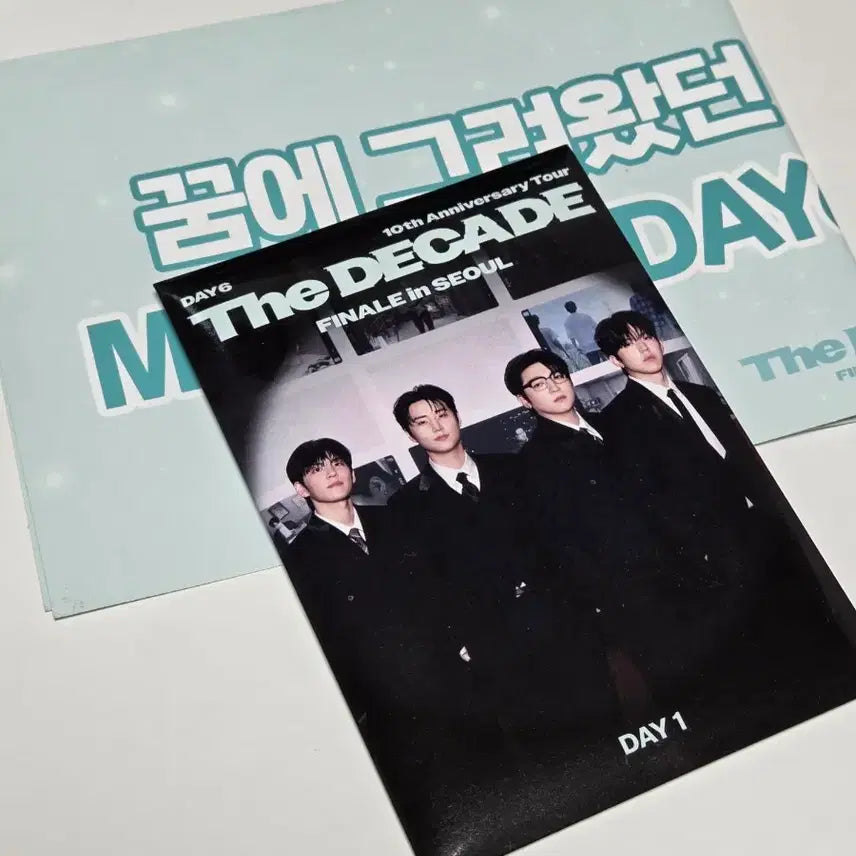 [BUNJANG] Day6 Concert Photocard Entrance Kit First Concert Slogan / 데이식스 콘서트 포카 입장키트 첫콘 슬로건