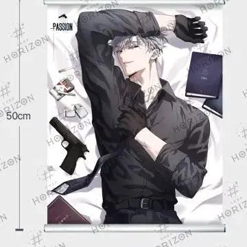 [BUNJANG] PASSION Illya Black Cat Power Theme Giant Mouse Pad / 패션(PASSION) 족자봉 일레이 흑묘력 테마 자이언트 마우스 패드