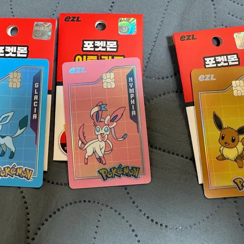 [BUNJANG] Pokemon Izzle Transport Card Set (9 Types) / 포켓몬 이즐 교통카드 9종 일괄