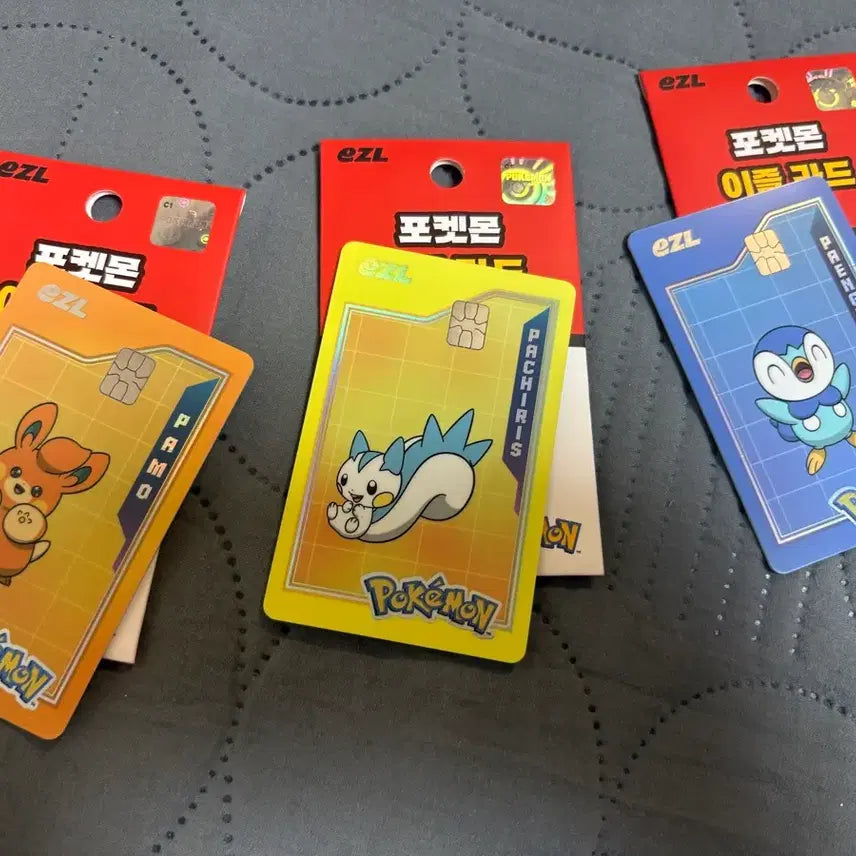 [BUNJANG] Pokemon Izzle Transport Card Set (9 Types) / 포켓몬 이즐 교통카드 9종 일괄