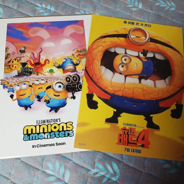 [BUNJANG] Despicable Me Minions Special Edition Poster Set / (셋) 슈퍼배드 미니언즈 특전 굿패포스터 메가박스 포스터