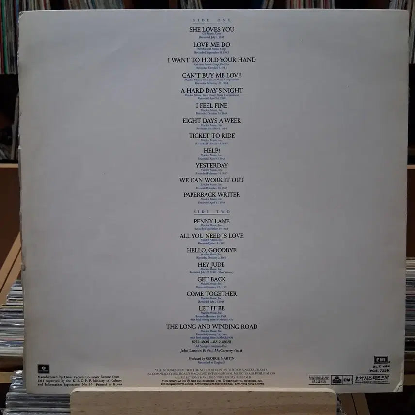 [BUNJANG] The Beatles 20 Greatest Hits LP / 소장가치 BEATLES 비틀즈 20 greatest hits LP
