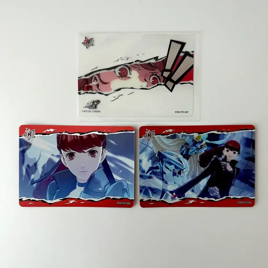 [BUNJANG] Persona 5 Kasumi Violet Clear Card Photocard Bundle Set / 페르소나5 카스미 바이올렛 클리어카드 포토카드