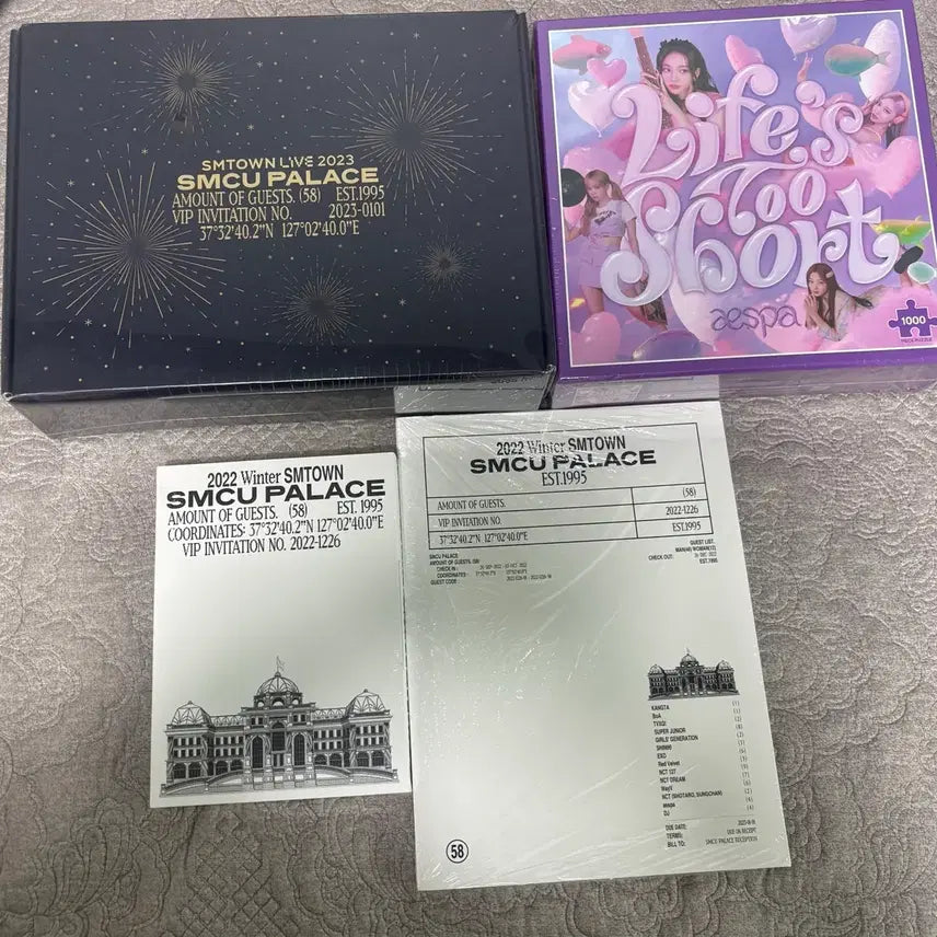 [BUNJANG] aespa Karina SMTOWN Album Welcome Kit Puzzle / 에스파 SMTOWN 앨범 / 카리나 웰컴킷 / 퍼즐