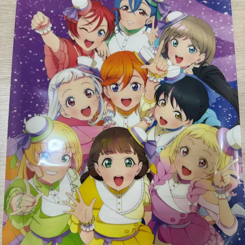 [BUNJANG] Love Live! Superstar! A3 Clear Poster Bundle Set / 러브라이브 슈퍼스타 클리어 포스터 4장 일괄