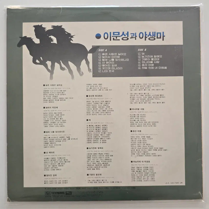 [BUNJANG] Lee Moon Sung &amp; Wild Horse LP / 이문성과 야생마 LP/ EX+소리좋음