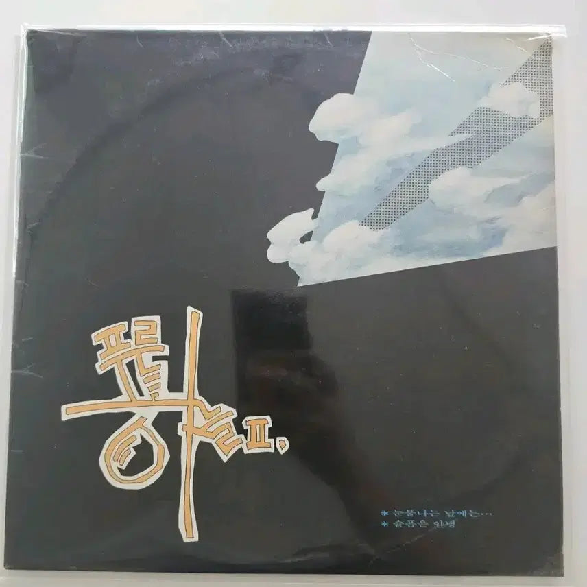 [BUNJANG] Blue Sky 2nd Album LP with Lyric Book / 푸른하늘 2집 LP/ 가사집 있음 / EX+ (연한 백화 있음)