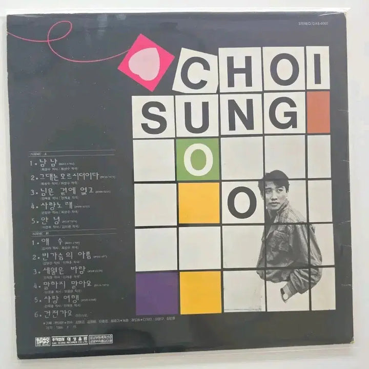 [BUNJANG] Choi Sung-soo 1st Album Early Press LP / 최성수 1집 초반 LP/ EX+