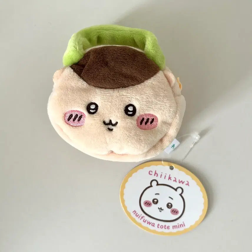 [BUNJANG] Chiikawa Face Mini Pouch (Kurimanju) / 치이카와 얼굴 미니파우치 (쿠리만쥬)