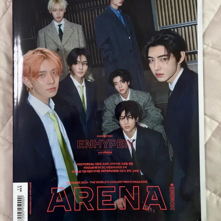 [BUNJANG] ENHYPEN Arena Homme+ October 2024 Issue Magazine NTEN Yuma Jake Sunghoon / 엔하이픈 아레나 옴므 플러스 2024년 10월호 잡지 앤팀 유마 의주 니콜라스