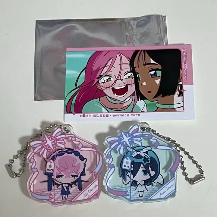 [BUNJANG] A-STAY Mijoo Suah Acrylic Corotto Keychain POB Bundle Set / 일괄) 에이스테 미지수아 아크릴 코롯토 키링 특전 포토카드