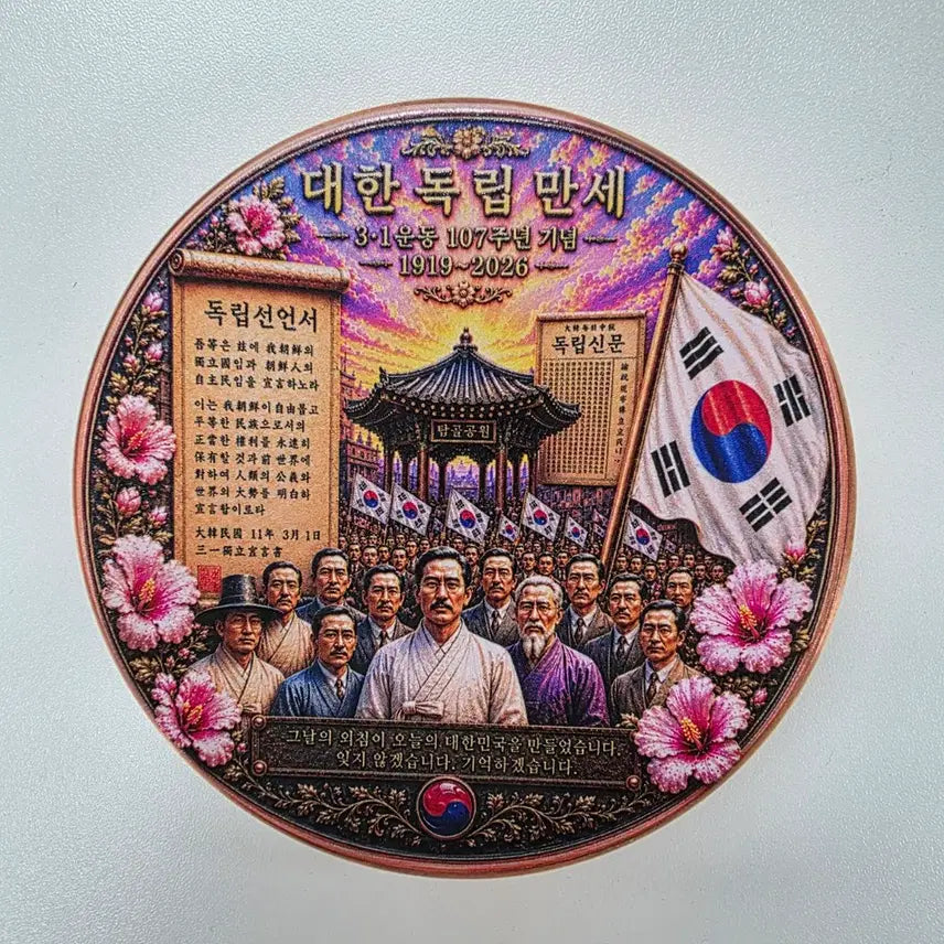 [BUNJANG] Yu Gwan Sun 1kg Copper Bar / 유관순 1kg 구리바