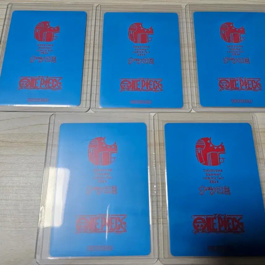 [BUNJANG] One Piece Card Watermelon Luffy Set (5 Cards) / 원피스카드 수박 루피 카드 5장 팝니다
