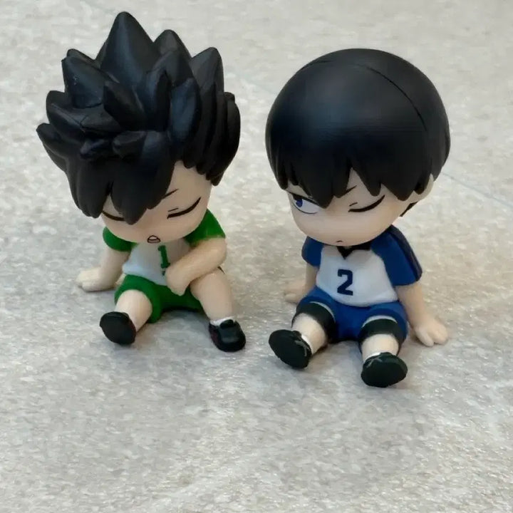 [BUNJANG] Haikyuu!! Middle School (Chibi) Shoulder Bump Gacha Figures - Kuroo &amp; Kageyama Bundle / 하이큐 중학생(치비) 어깨쿵 가챠 피규어 판매 쿠로오 카게야마