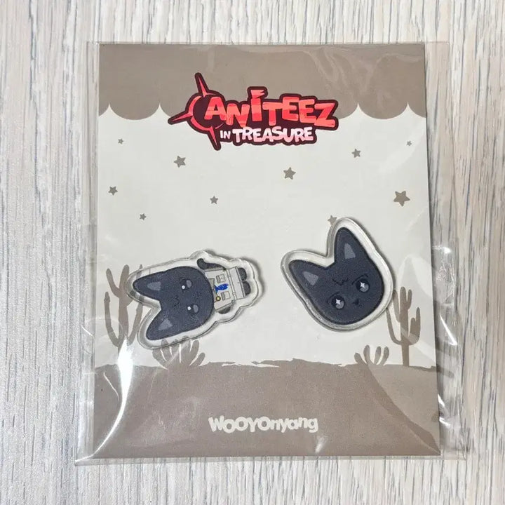 [BUNJANG] Ateez Aniteez Wooyoung Cat Sticker Pack / 에이티즈 애니티즈 우요냥 스티콘